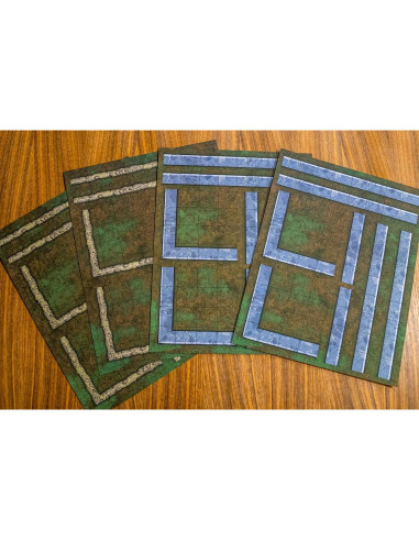 Dungeon Craft 1987 Games Paquete de Paredes 2D 60x84 cm