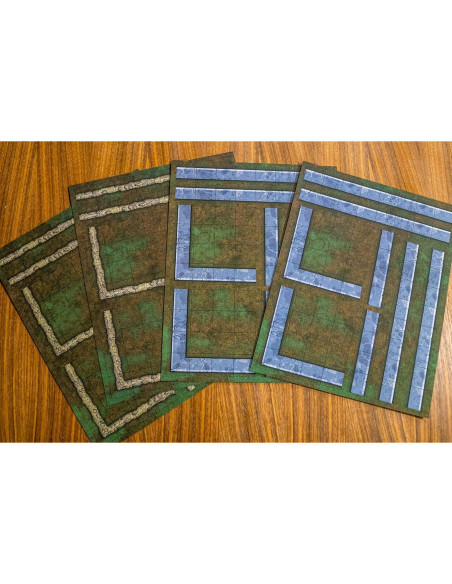 Dungeon Craft 1987 Games Paquete de Paredes 2D 60x84 cm