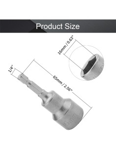 Portaherramientas Magnético Utoolmart 16mm 1/4" Cambio Rápido 2