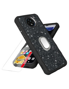 Funda de cuero para Orbic Joy2 con protector y soporte