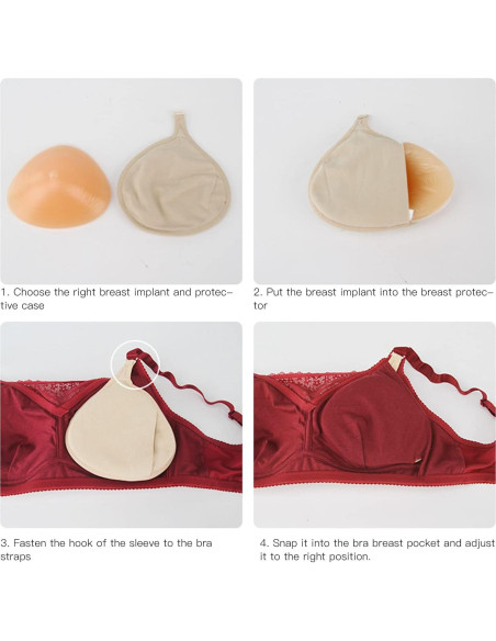 Protector de Senos YUYTE con Bolsillo Suave Transpirable