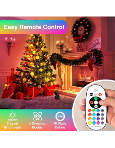 Luces Spot LED RGBW URTOM 6W 2 Paquete con Control Remoto 2