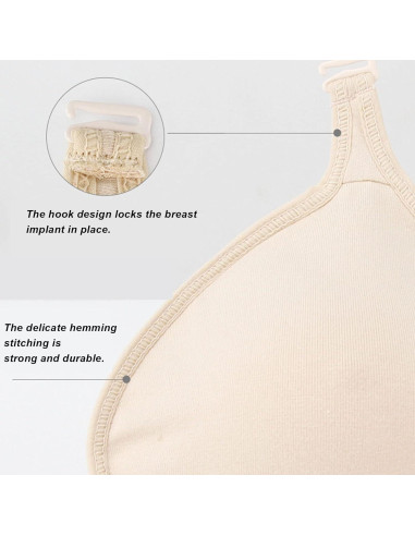 Protector de Senos YUYTE con Bolsillo Suave Transpirable