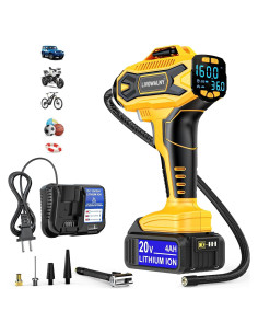 Compresor de Aire Portátil LIVOWALNY 20V con Batería 4AH