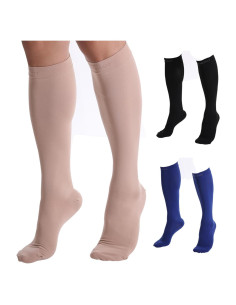 Calcetines de Compresión Doc Miller 15-20 mmHg para Hombres y Mujeres