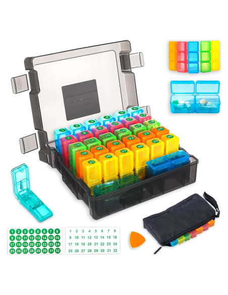 Organizador de Pastillas Mensual Bovintex 30 Días 2 Veces al Día