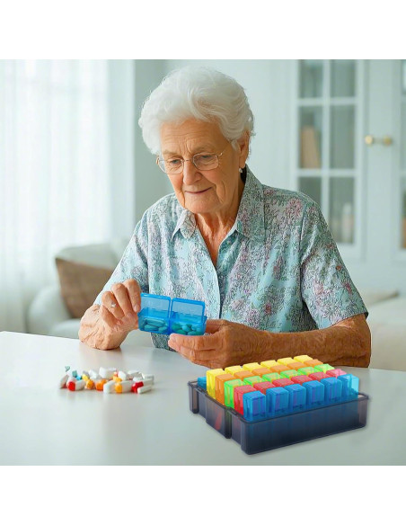 Organizador de Pastillas Mensual Bovintex 30 Días 2 Veces al Día