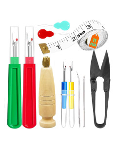 Kit de Costura AURAADORN 11 Pcs - Desgarradores y Herramientas
