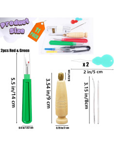 Kit de Costura AURAADORN 11 Pcs - Desgarradores y Herramientas 2