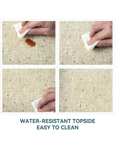 Forro de estantería no adhesivo DwellAid 30.48x152.4 cm beige