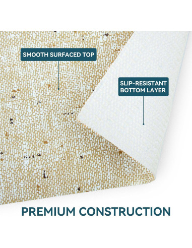 Forro de estantería no adhesivo DwellAid 30.48x152.4 cm beige