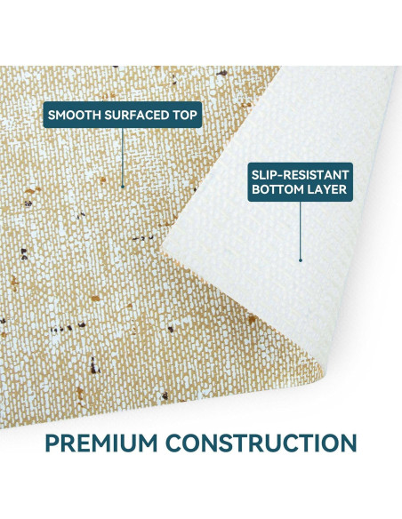 Forro de estantería no adhesivo DwellAid 30.48x152.4 cm beige