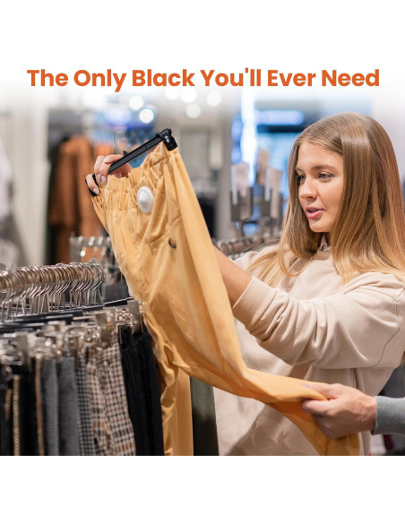 Perchas para Pantalones con Clips Antideslizantes HOUSE DAY - Paquete de 10