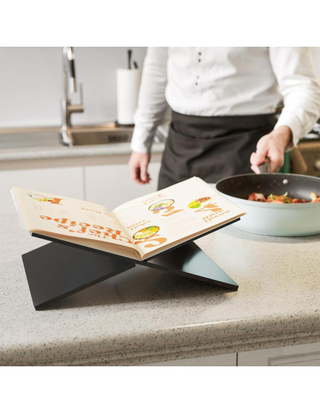 Soporte de Libro Acrílico Neatsure Grande 31.75x24.13 cm Negro