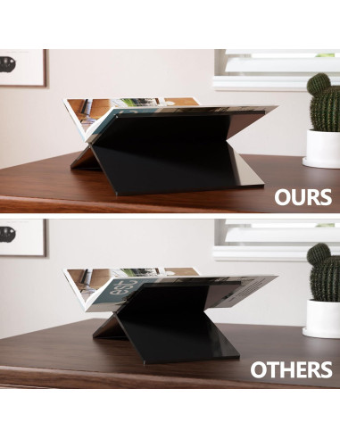 Soporte de Libro Acrílico Neatsure Grande 31.75x24.13 cm Negro