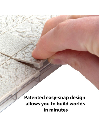 Baldosas Agrietadas Pintables Monster Adventure 50 Piezas