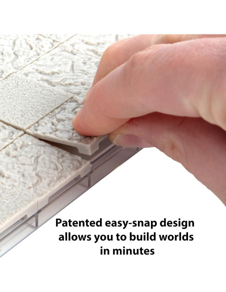 Baldosas Agrietadas Pintables Monster Adventure 50 Piezas