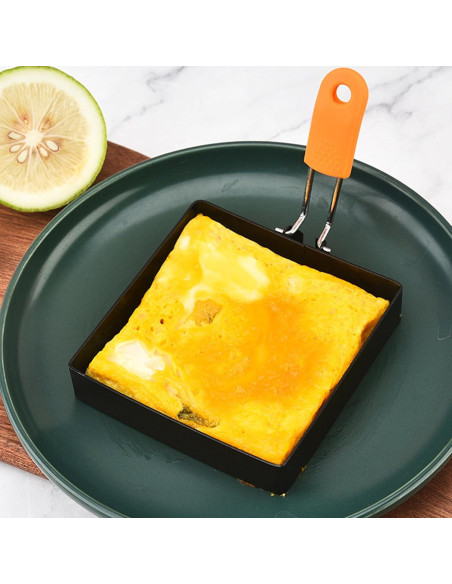 Moldes de Huevo Cuadrados y Redondos Wowitis - 4 Piezas 10 cm