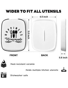 Soporte para Cucharas de Cerámica Msyueos 14.7x11.4cm 2