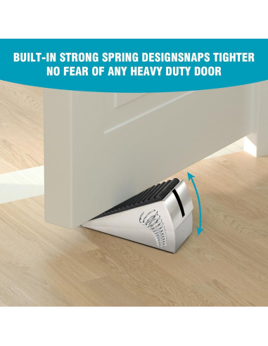 Cuña de Puerta Ajustable Flora Guard Acero Inoxidable 76mm