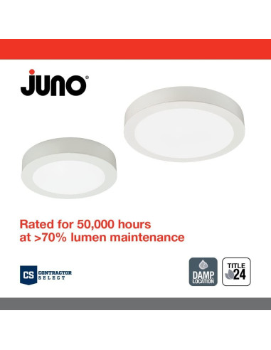 Downlight LED Juno Slim Basics 5" 3000K Blanco Cálido