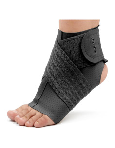Faja de Compresión para Tobillo Velpeau Ajustable XL Negra