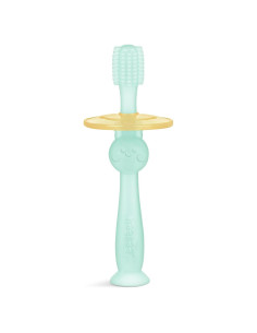 Cepillo de Dientes de Silicona Haakaa 360 para Bebés 6M+ Azul