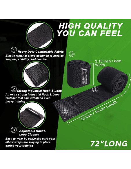 Fajas para Rodillas LARA STAR 182.88 cm Compresión Ajustable