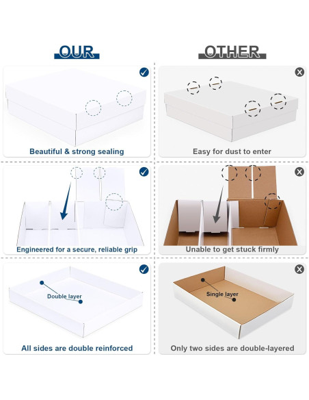 Caja de Almacenamiento de Cartas Leyzan 3200 Cartas Impermeable