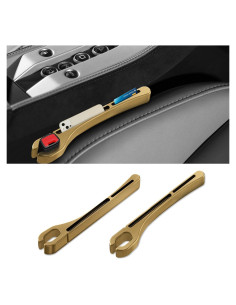 Organizador Relleno Espacio Asientos Coche PACLVIO 2PCS Negro