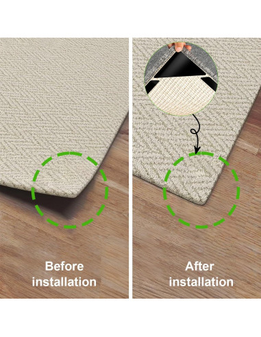 Alfombrillas Antideslizantes Reutilizables AnTsHome 12 Unidades