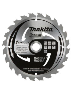 Hoja de sierra circular Makita B-61656 24T 18.42 cm Carburo