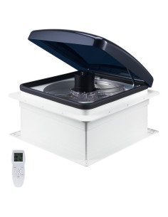 Ventilador de Techo VEVOR 35.6 cm 12V Reversible 10 Velocidades