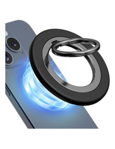 Soporte Magnético para Teléfono GZ LW Negro, Compatible con MagSafe