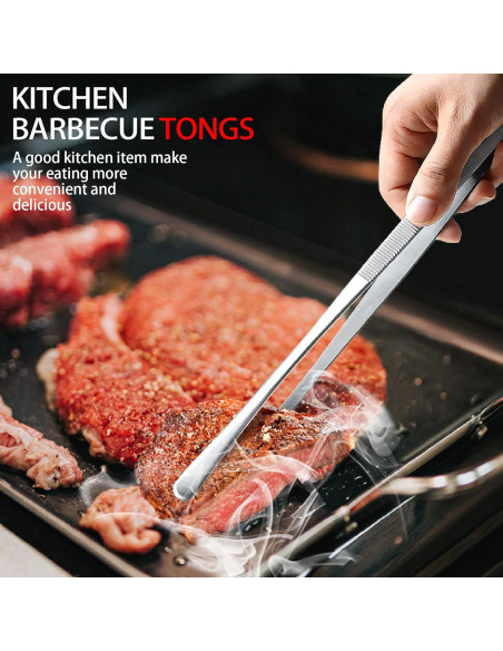 Juego de Pinzas de Cocina 4 Piezas Acero Inoxidable Tangoowal Juego de Pinzas de Cocina 4 Piezas Acero Inoxidable Tangoowal