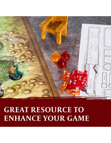 15 Fichas de Poción de Curación LYNX + 24 Dados D4