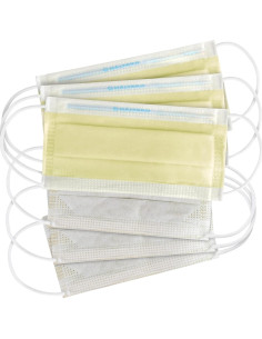 Máscara de Procedimiento Desechable Halyard Nivel 1 Amarilla 2