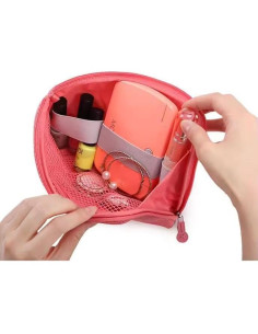 Bolsa de Almacenamiento de Cables AIQIBAO Roja 16x12cm 2