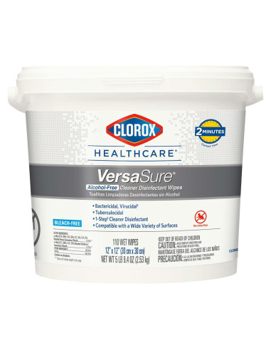 Toallitas Desinfectantes Clorox Healthcare VersaSure 110 Unidades