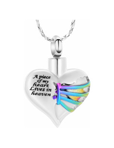 Collar de Urna de Cremación Imrsanl con Colgante para Cenizas