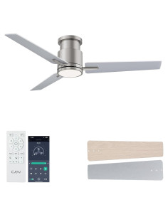 Ventilador de Techo CJOY 48" con Luz LED y Control Remoto