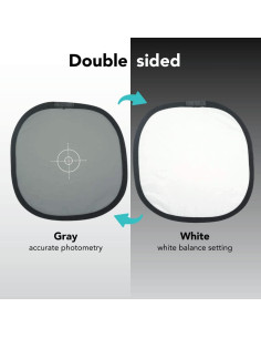 Panel Gris y Blanco Plegable Foto&Tech 30cm - Balance de Color 2