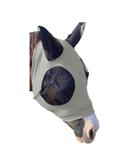 Máscara de Moscas para Caballos Prairie Horse Supply - Gris