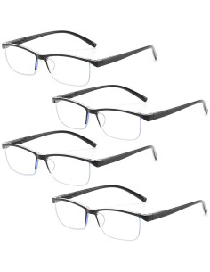 Gafas de Lectura Outray 4 Paquete con Bloqueo Luz Azul UV400 2