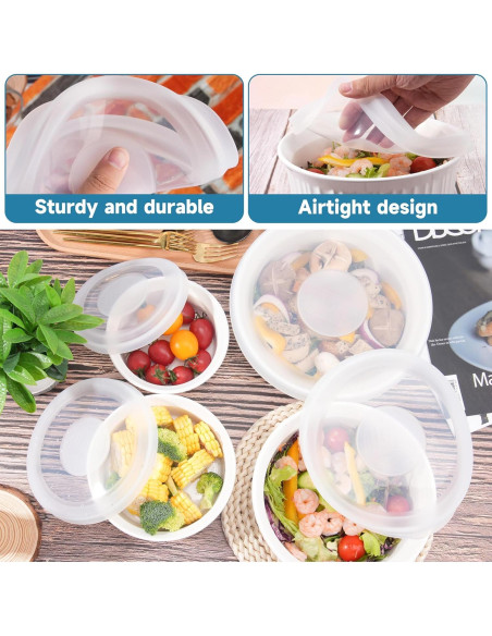 Tapas de Silicona Reutilizables Purekra para Plato Redondo 1.5L