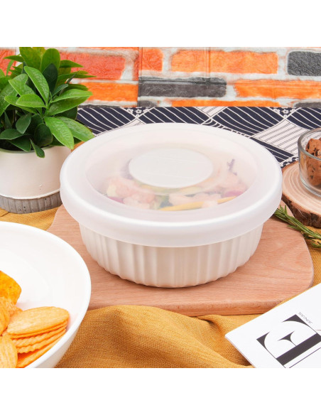 Tapas de Silicona Reutilizables Purekra para Plato Redondo 1.5L