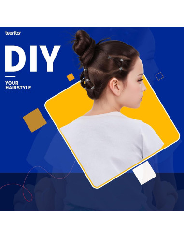 Bandas de Pelo Elásticas Transparentes Teenitor, 2000 Piezas, 2mm x 30mm