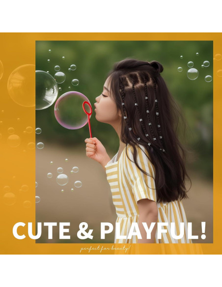 Bandas de Pelo Elásticas Transparentes Teenitor, 2000 Piezas, 2mm x 30mm