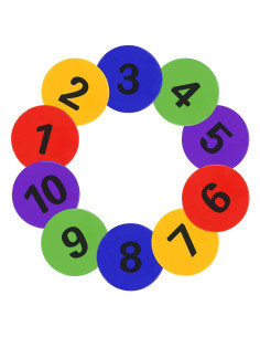 Marcadores de Agilidad SIFENYU 22.86 cm Antideslizantes 5 Colores