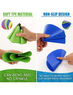 Marcadores de Agilidad SIFENYU 22.86 cm Antideslizantes 5 Colores 2